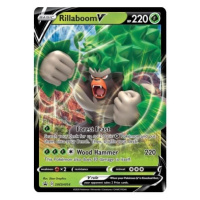 Pokémon karta Rillaboom V z Galar Partners Tin