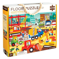 DD Podlahové puzzle - Stavba ve městě