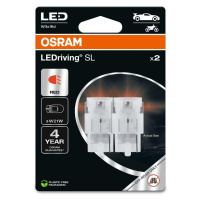 OSRAM LED W21W LEDriving SL Red 12V blistr 2ks 7505DRP-2BL