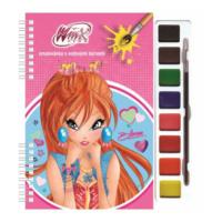 Winx Club Bloom - Omalovánky s vodovými barvami (růžová)