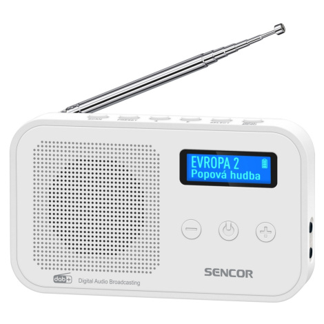 Sencor SRD 7200 W DAB+/FM digitální rádio, bílá