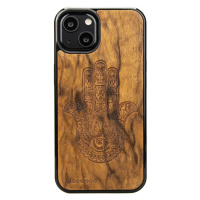 Pouzdro Bewood pro iPhone 13 Hamsa Imbuia