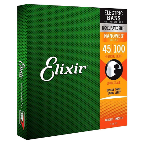 Elixir 14052 Bass Nanoweb Struny pro baskytaru