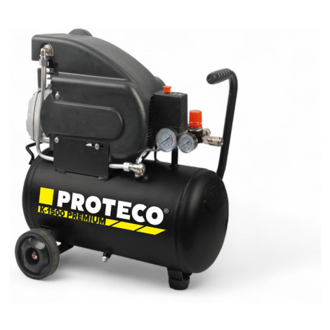 PROTECO 51.02-K-1500-P kompresor 1,5 kW PREMIUM, nádoba 24 L