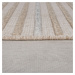 Flair Rugs koberce Kusový koberec Verve Elton Stripe Beige - 80x160 cm