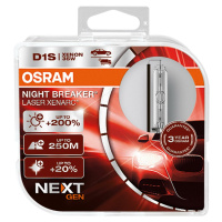 OSRAM D1S 85V XENARC NIGHT BREAKER LASER +200% 3 roky záruka 2ks 66140XNN-HCB