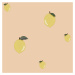 Dekornik Tapeta malé citrony lososová 280x50 cm