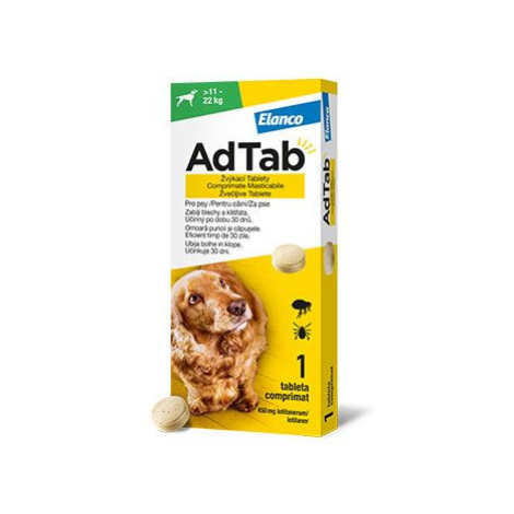 Adtab pro psy (11-22kg) 450mg 1 žvýkací tableta