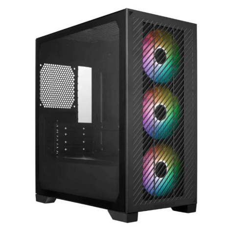 Cooler Master case Elite 301, mini-ITX, 3x 120mm ARGB Fan, bez zdroje, černá