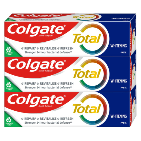 Colgate Zubní pasta Total Whitening 3 x 75 ml