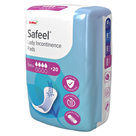 Dr. Max Safeel Lady Incontinence Pads Extra inkontinenční vložky 20 ks