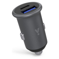 Duální nabíječka do auta iSTYLE 38W Pro Car Charger - vesmírně šedý