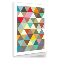 Obraz na plátně TRIANGOLO I. různé rozměry Ludesign ludesign obrazy: 70x100 cm