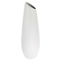 Bílá keramická váza HL9011-WH