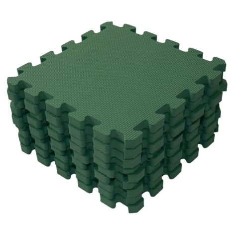 BABYDAN Podložka hrací puzzle Dark Green 90x90 cm