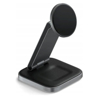 Satechi 2v1 Charging Stand skládací nabíjecí stojánek Qi2 (space gray)