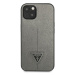 Guess GUHCP14SPSATLG hard silikonové pouzdro iPhone 14 6.1" silver Saffiano Triangle Logo