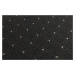 Condor Carpets Kusový koberec Udinese antracit čtverec - 100x100 cm