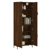 vidaXL Skříň highboard hnědý dub 69,5 x 34 x 180 cm kompozitní dřevo