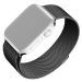 Síťovaný nerezový řemínek FIXED Mesh Strap pro Apple Watch 42/44/45mm, černá