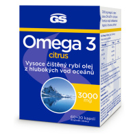 GS Omega 3 citrus, 60+30 kapslí