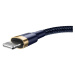 Baseus Cafule Lightning kabel 2,4A 1m - zlato-tmavě modrý