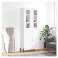 vidaXL Skříň highboard bílá 69,5 x 34 x 180 cm kompozitní dřevo