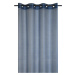 Dekorační záclona s kroužky LINWOOD modrá 140x260 cm (cena za 1 kus) France SUPER CENA