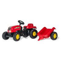 Traktor s vlečkou Rolly Toys 012121 červený