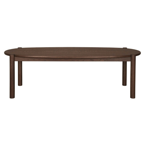 Hector Oválný jídelní stůl Bruna 240 cm z masivu dub mocha