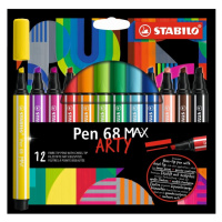 STABILO - Fix vláknový Pen 68 MAX ARTY - sada 12 ks