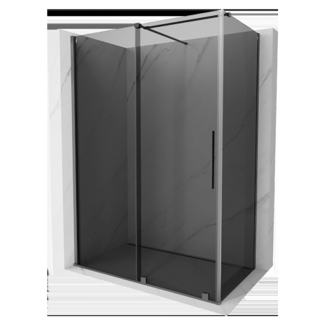 MEXEN/S Velar sprchový kout, posuvné dveře 160 x 90, grafit, grafit metal 871-160-090-41-95