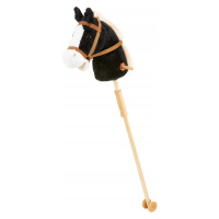 Hobby Horse měkká hlava koně kůň na tyči řehtá 93 cm zvuky cvalu plyš