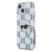 Karl Lagerfeld IML Electroplated Karl Head zadní kryt iPhone 15 čirý