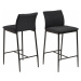 Dkton Designová barová židle Midena šedá- Skladem (RP)