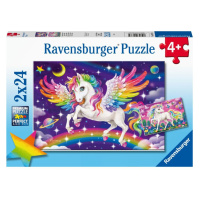 Ravensburger Jednorožec a Pegas 2x24 dílků