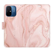 iSaprio flip pouzdro RoseGold Marble pro Xiaomi Redmi 12C