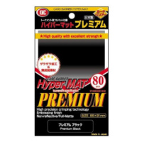 Obaly na karty KMC Standard Sleeves - Hyper Mat Premium Black - 80 ks