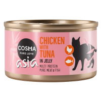 Cosma Thai/Asia v želé 6 x 85 g - Kuře s tuňákem v želé