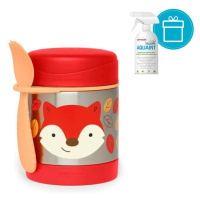 SKIP HOP - Zoo Termoska na jídlo se lžičko/vidličkou Liška 325 ml, 12 m+ + AQUAINT 500 ml