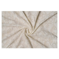 Béžová záclona 140x260 cm Baroque – Mendola Fabrics