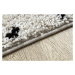 Běhoun Berber Syla B752 dots cream 80x250 cm