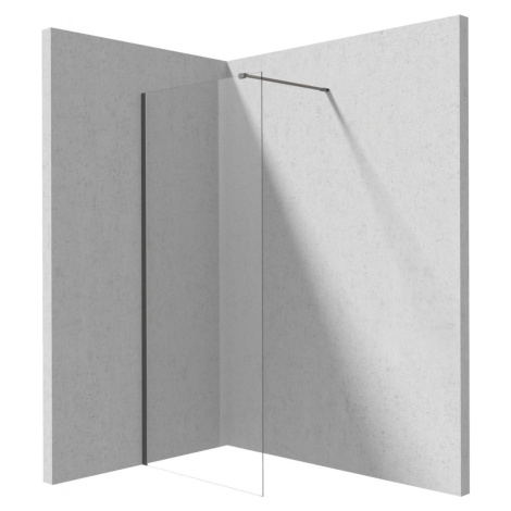 DEANTE Prizma titanium sprchová stěna, walk-in, 70 cm KTJ_D37P