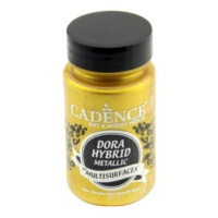 Metalická barva na všechny povrchy Cadence Dora Hybrid 90 ml - (rich gold) sytá zlatá Aladine