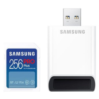 Samsung SDXC 256GB PRO PLUS + USB adaptér (2023)