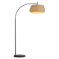 Nordlux Nordlux - Stojací lampa DICTE 1xE27/60W/230V černá/béžová