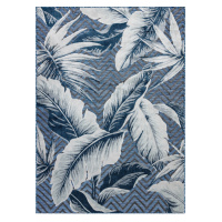Dywany Łuszczów Kusový koberec Botanic 65242 Feathers navy – na ven i na doma - 78x150 cm