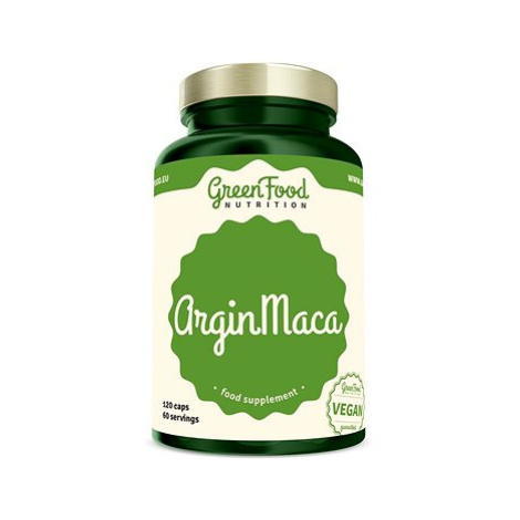 GreenFood Nutrition ArginMaca 120 kapslí