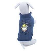 Vsepropejska Bulldog zimní bunda pro psa Barva: Modrá, Délka zad (cm): 30, Obvod hrudníku: 44 - 