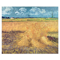 Obrazová reprodukce Wheatfield with Sheaves, 1888, Vincent van Gogh, 40 × 35 cm